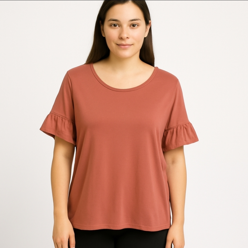 🎉Shein Pink Barbie Balletcore Romantic Womens Blouse Sz Lg